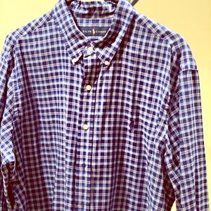 Polo by Ralph Lauren Blue & White checkered shirt